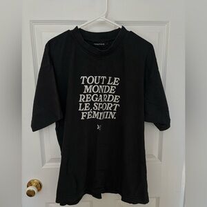 TOGETHER Black Crewneck Sweatshirt